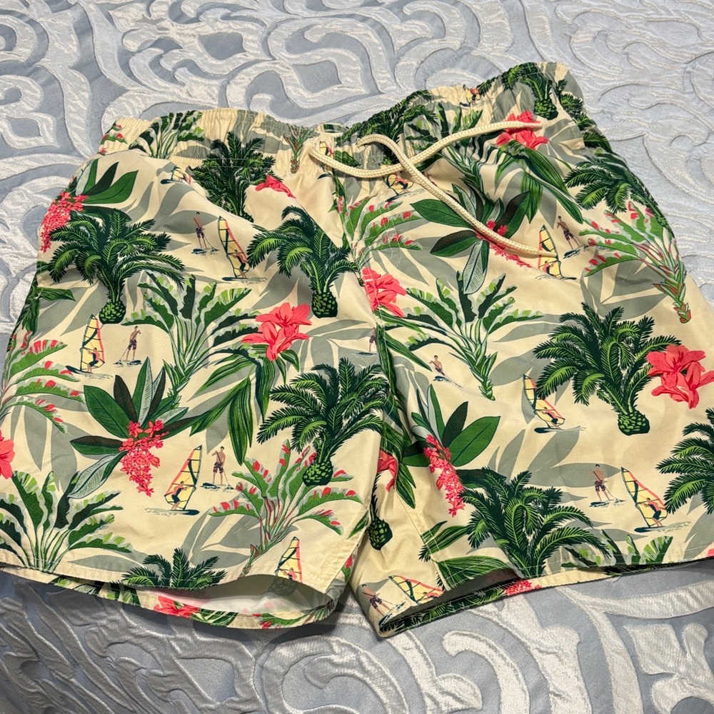 Laguna Tropical Print Swim Shorts